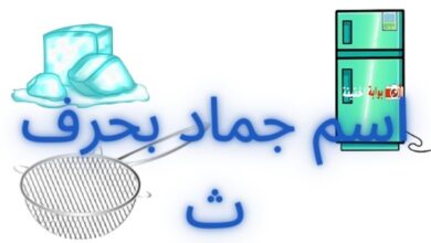 اسم جماد بحرف ث مع أهم المعلومات