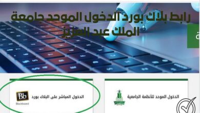 رابط بلاك بورد الدخول الموحد جامعة الملك عبد العزيز 1446الرسمي بلاك بورد عزوز جامعة الملك عبدالعزيز