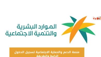 منصة الدعم والحماية الاجتماعية تسجيل الدخول الرابط والطريقة 