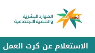 الاستعلام عن كرت العمل بكافة الطرق