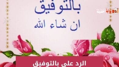 الرد على بالتوفيق