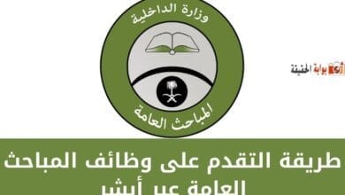 طريقة التقدم على وظائف المباحث العامة عبر أبشر… شروط التقديم والقبول
