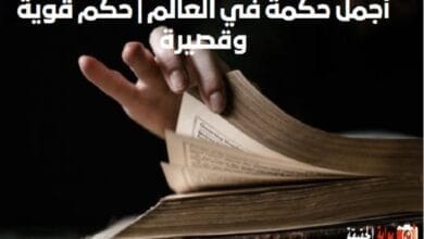 أجمل حكمة في العالم حكم قوية وقصيرة
