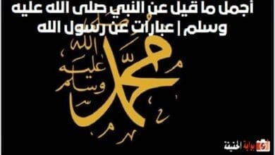 أجمل ما قيل عن النبي صلى الله عليه وسلم | عبارات عن رسول الله