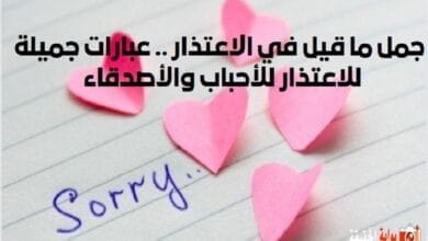 أجمل ما قيل في الاعتذار .. عبارات جميلة للاعتذار للأحباب والأصدقاء