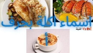 اسماء اكلة بحرف أ شاملة جميع الأكلات