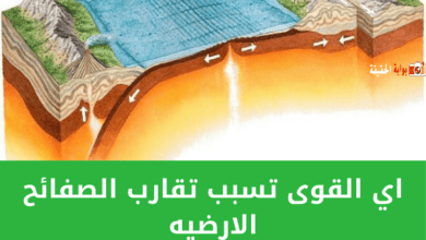اي القوى تسبب تقارب الصفائح الارضيه أجب عن السؤال