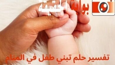 تفسير حلم تبني طفل في المنام
