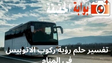 تفسير حلم رؤية ركوب الاتوبيس في المنام