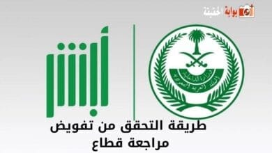 طريقة التحقق من تفويض مراجعة قطاع