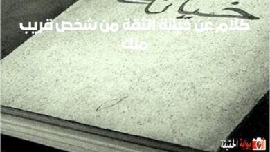 كلام عن خيانة الثقة من شخص قريب منك.. عبارات عن الخيانة والجرح قصيرة