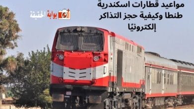 مواعيد قطارات اسكندرية طنطا وكيفية حجز التذاكر إلكترونيًا 