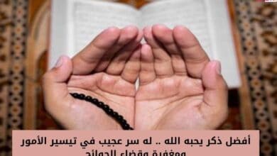 أفضل ذكر يحبه الله .. له سر عجيب في تيسير الأمور ومغفرة وقضاء الحوائج
