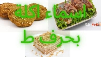 اسماء اكلة بحرف ط تامة المعلومات