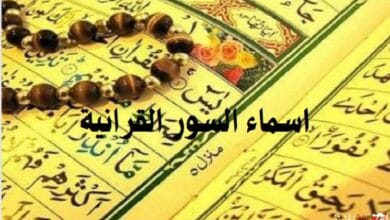 اسماء السور القرانية