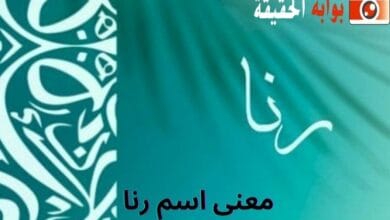معنى اسم رنا