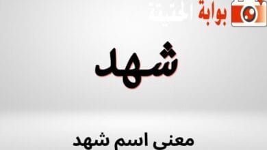 معنى اسم شهد