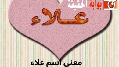 معنى اسم علاء