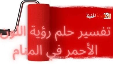 تفسير حلم رؤية اللون الأحمر في المنام بجميع التفاصيل